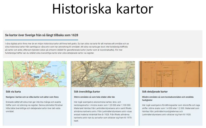 Lantmäteriets Historiska Kartor | DIS