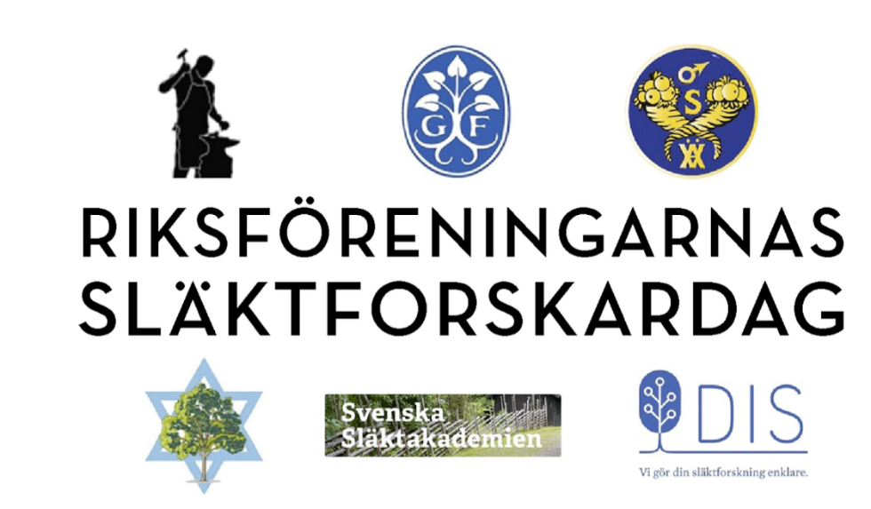 Riksföreningarnas släktforskardag loggor